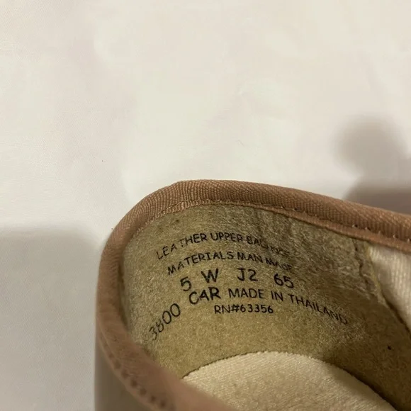 EUC Sz 5W Capezio leather tan tap shoes - Picture 6 of 13